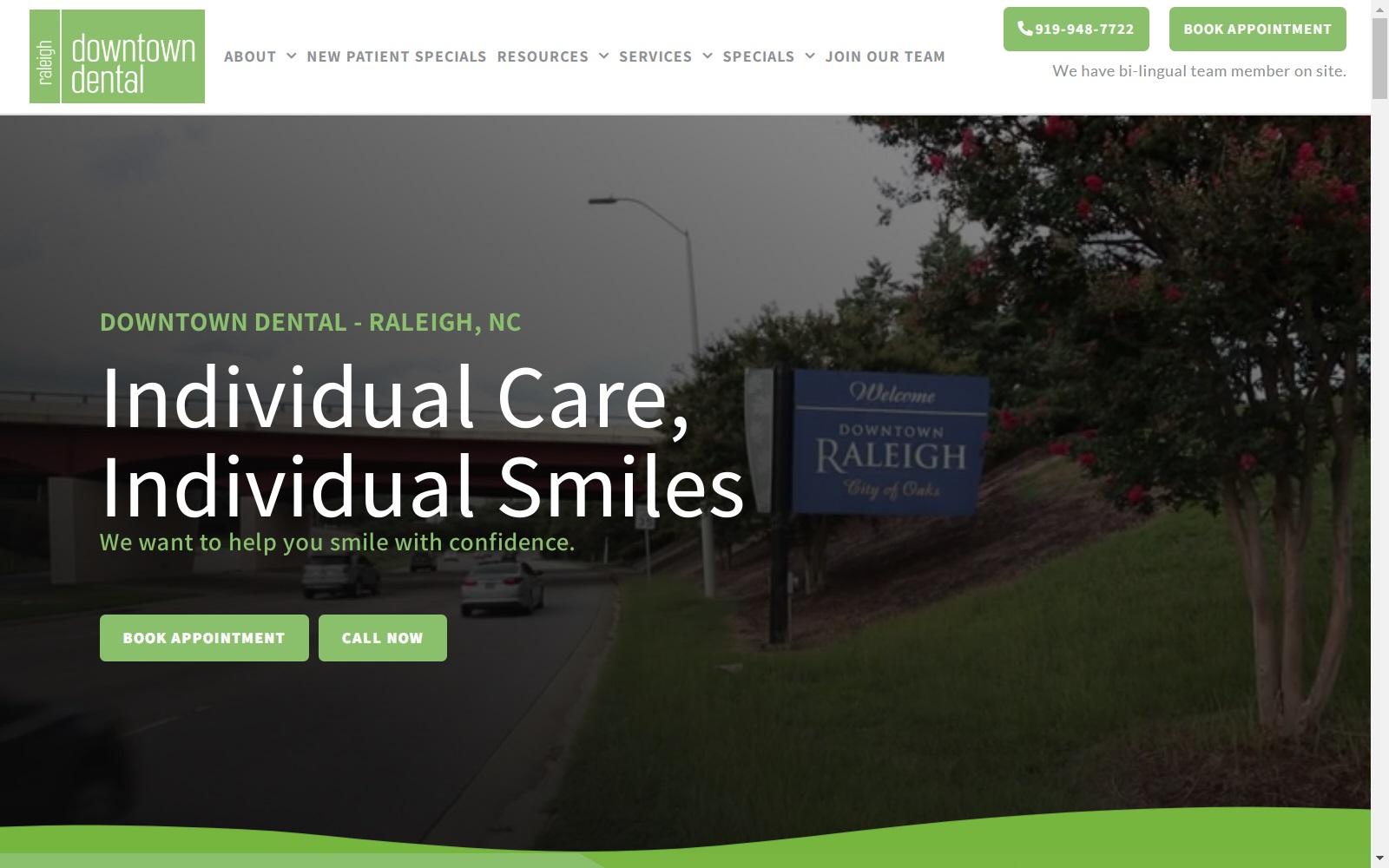Downtown Dental - Raleigh, NC screenshot