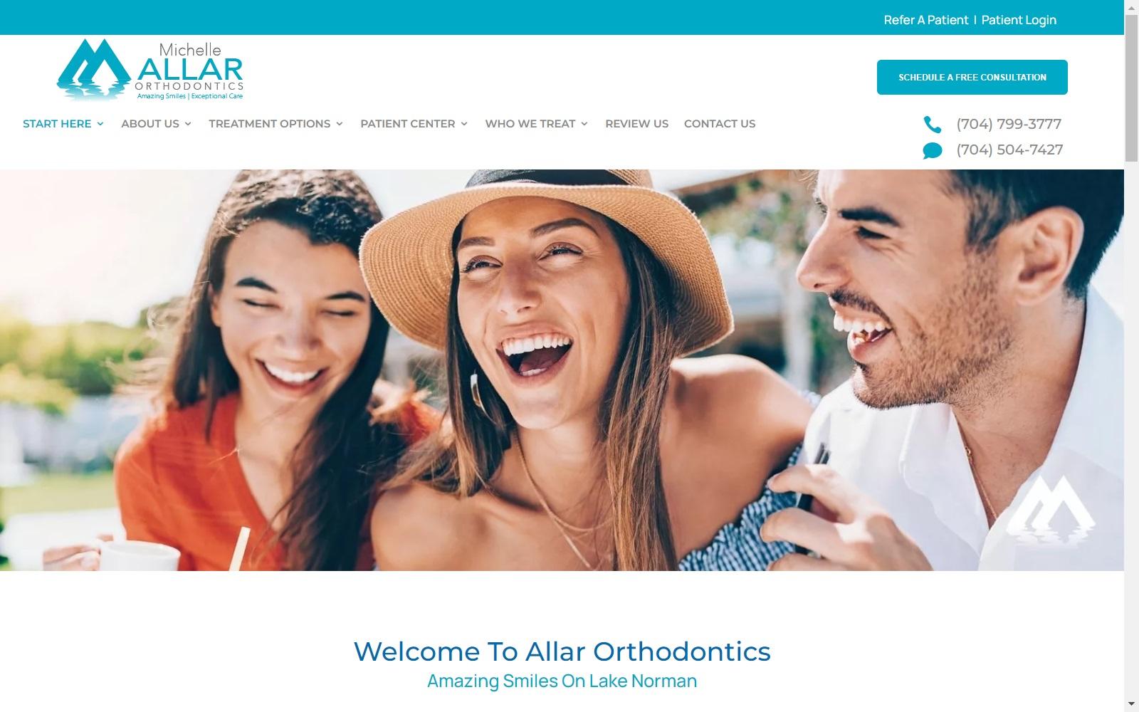 Michelle Allar Orthodontics screenshot