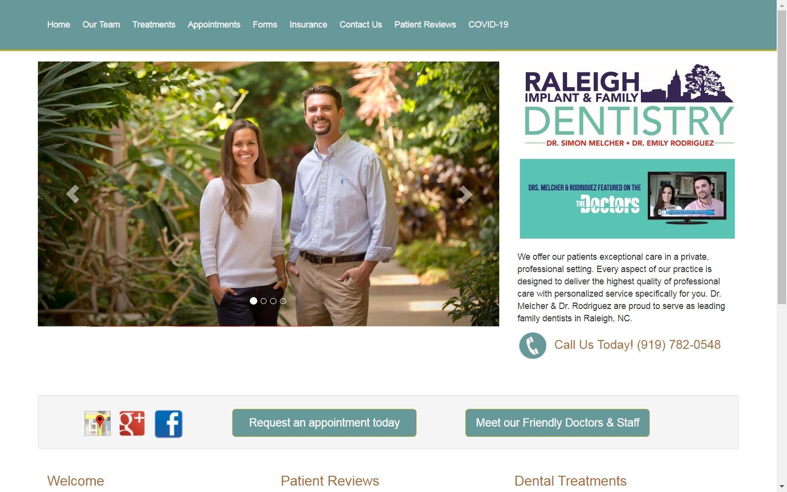 Raleigh Implant & Family Dentistry screenshot