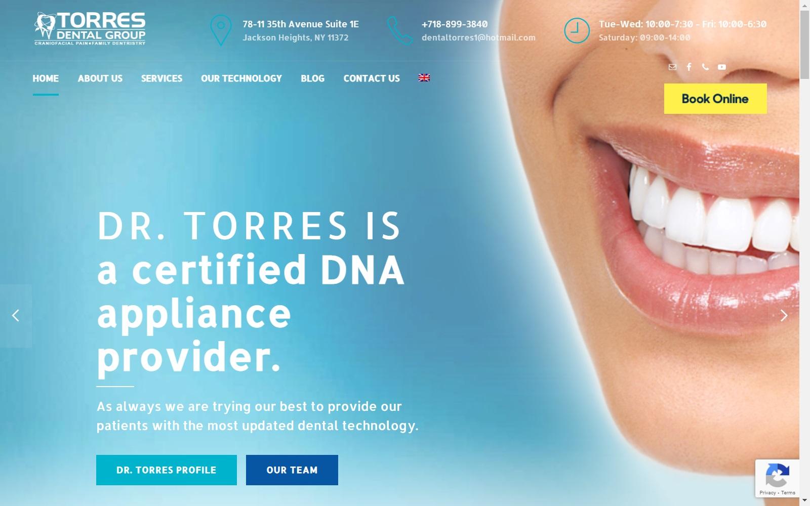 Dr. Maria C. Torres DDS screenshot