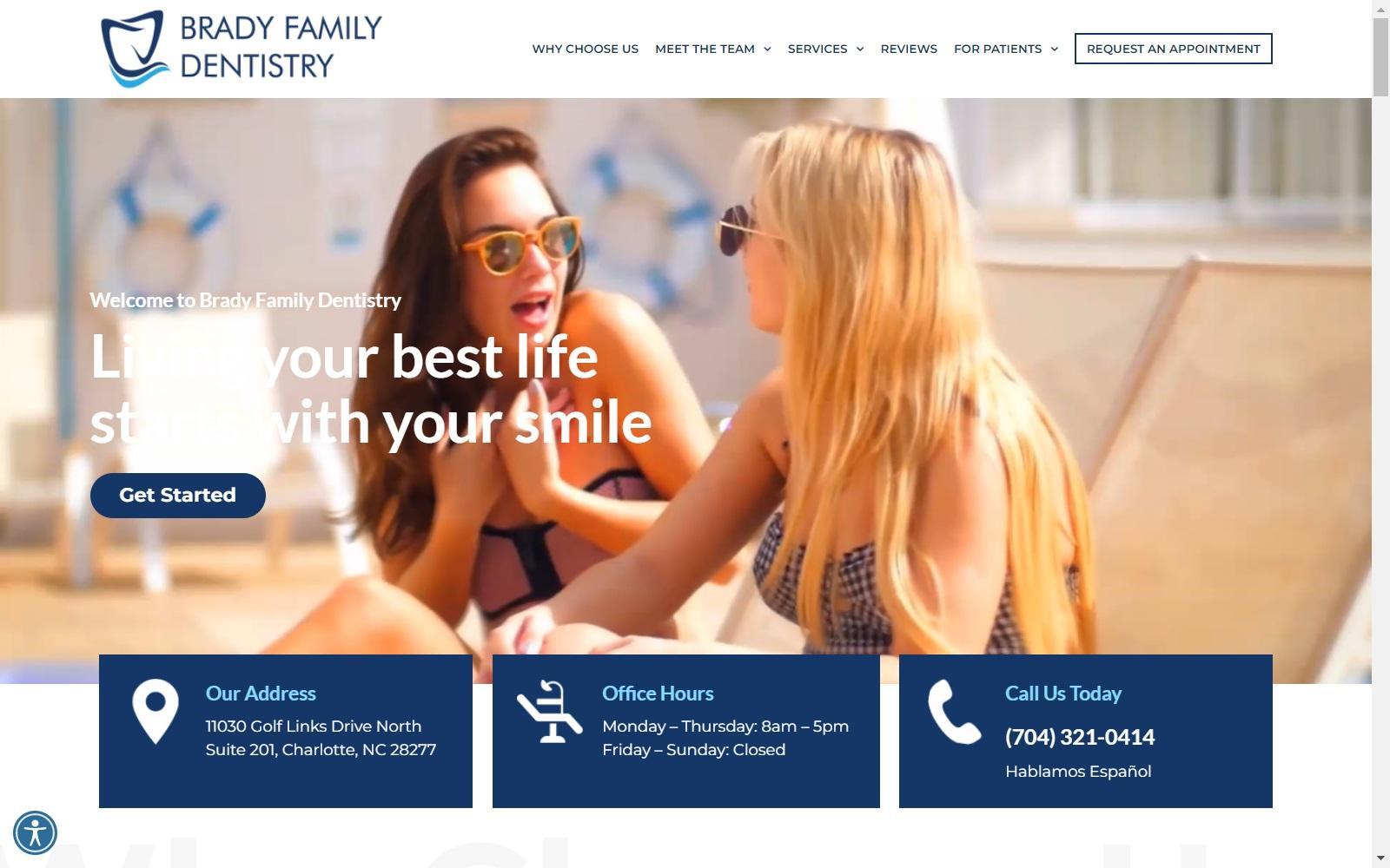 Brady Family Dentistry screenshot