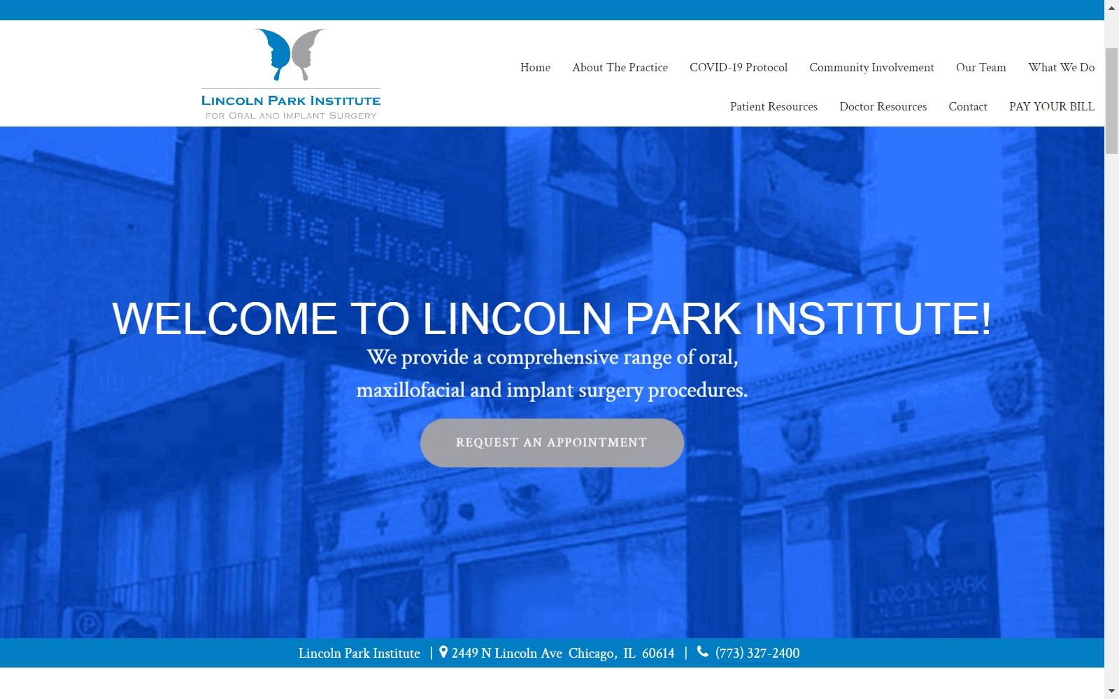 Lincoln Park Institute screenshot
