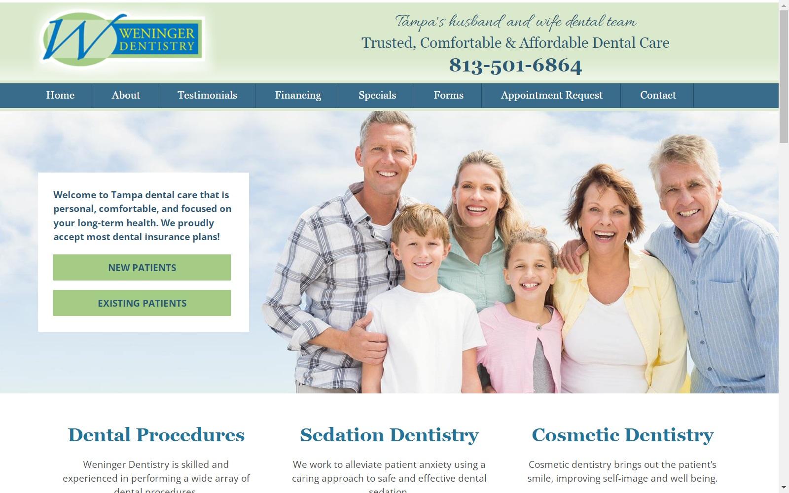 Weninger Dentistry PLLC screenshot