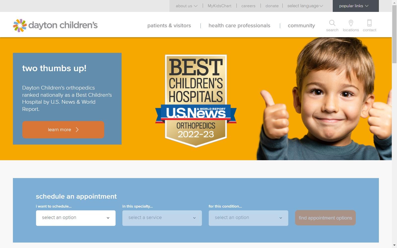 Dayton Children’s screenshot