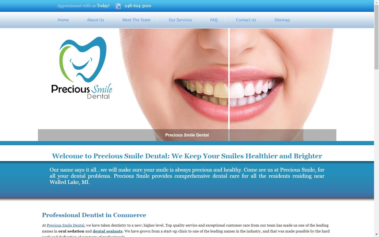 Precious Smile Dental screenshot