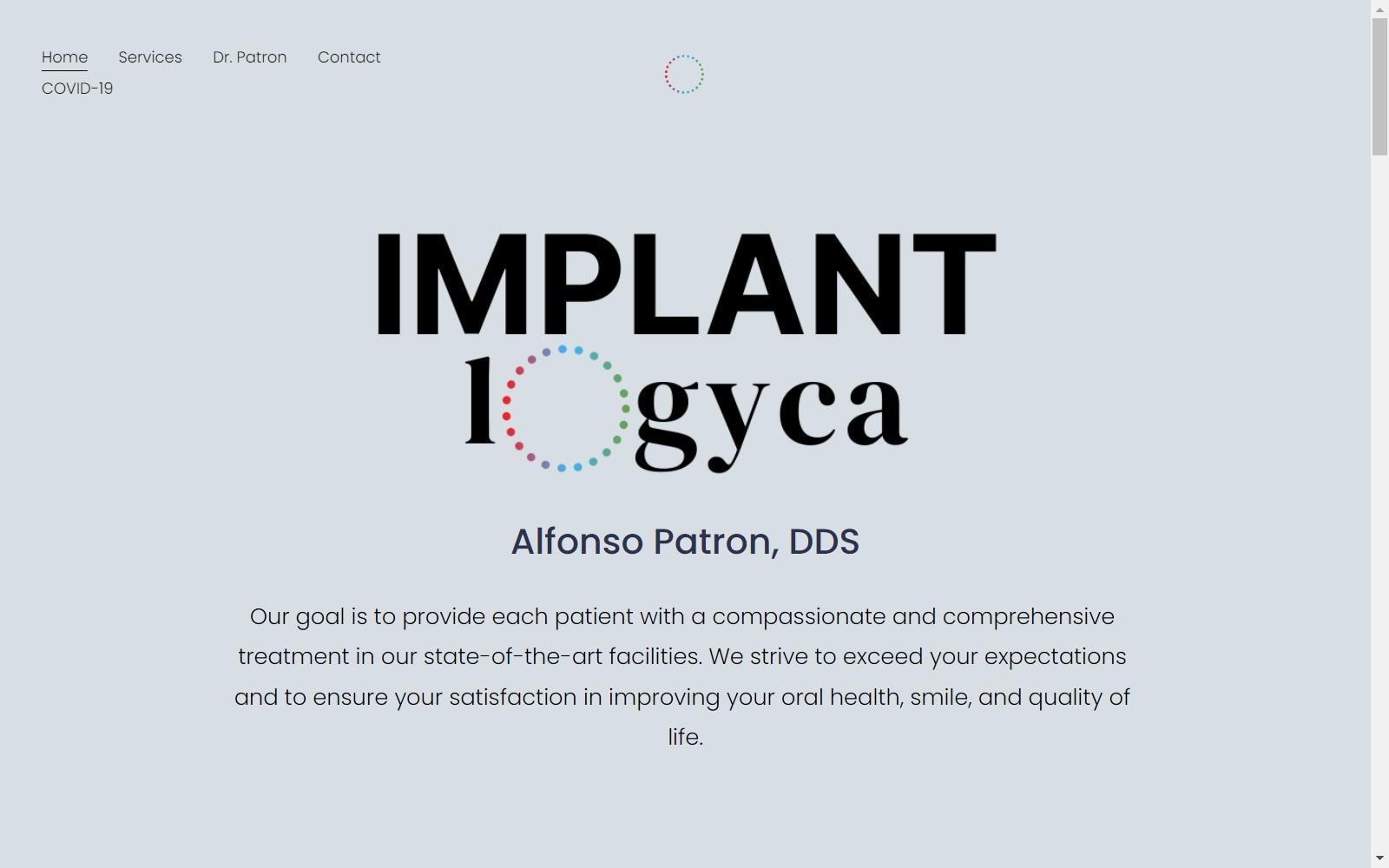 Alfonso Patron DDS screenshot