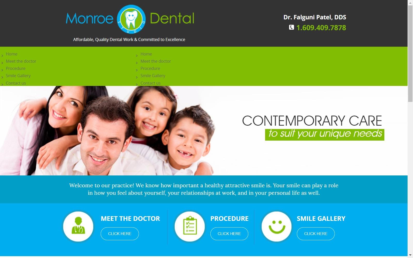 Monroe Dental Studio - Falguni Patel DDS screenshot