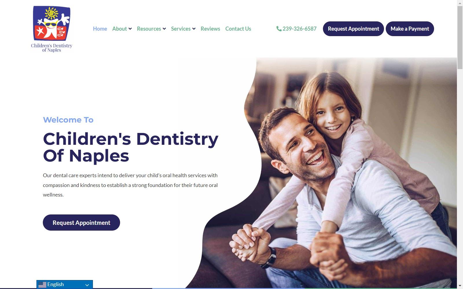 Childrens Dentistry of Naples Santiago Gerardo DDS screenshot