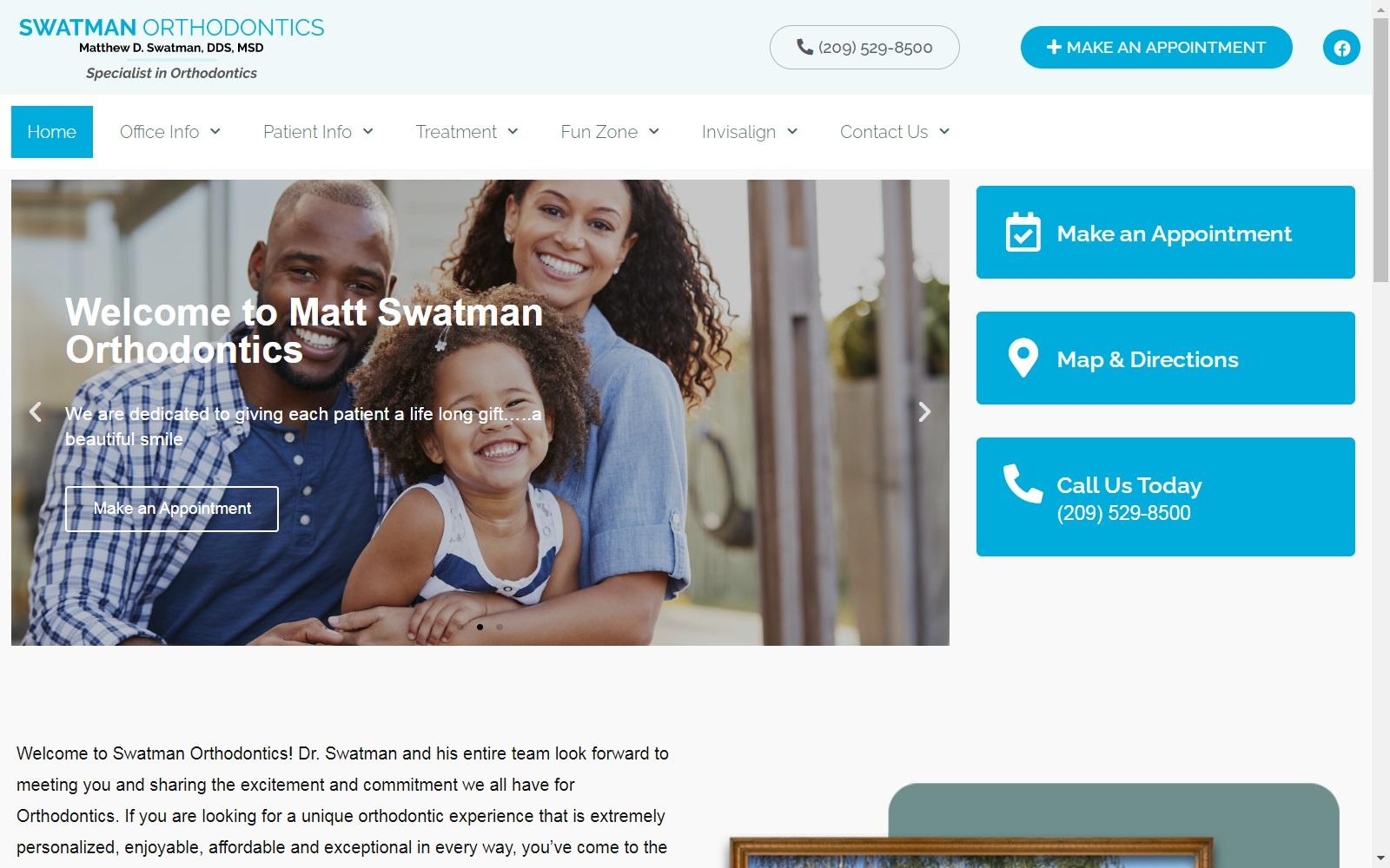 Swatman Orthodontics screenshot