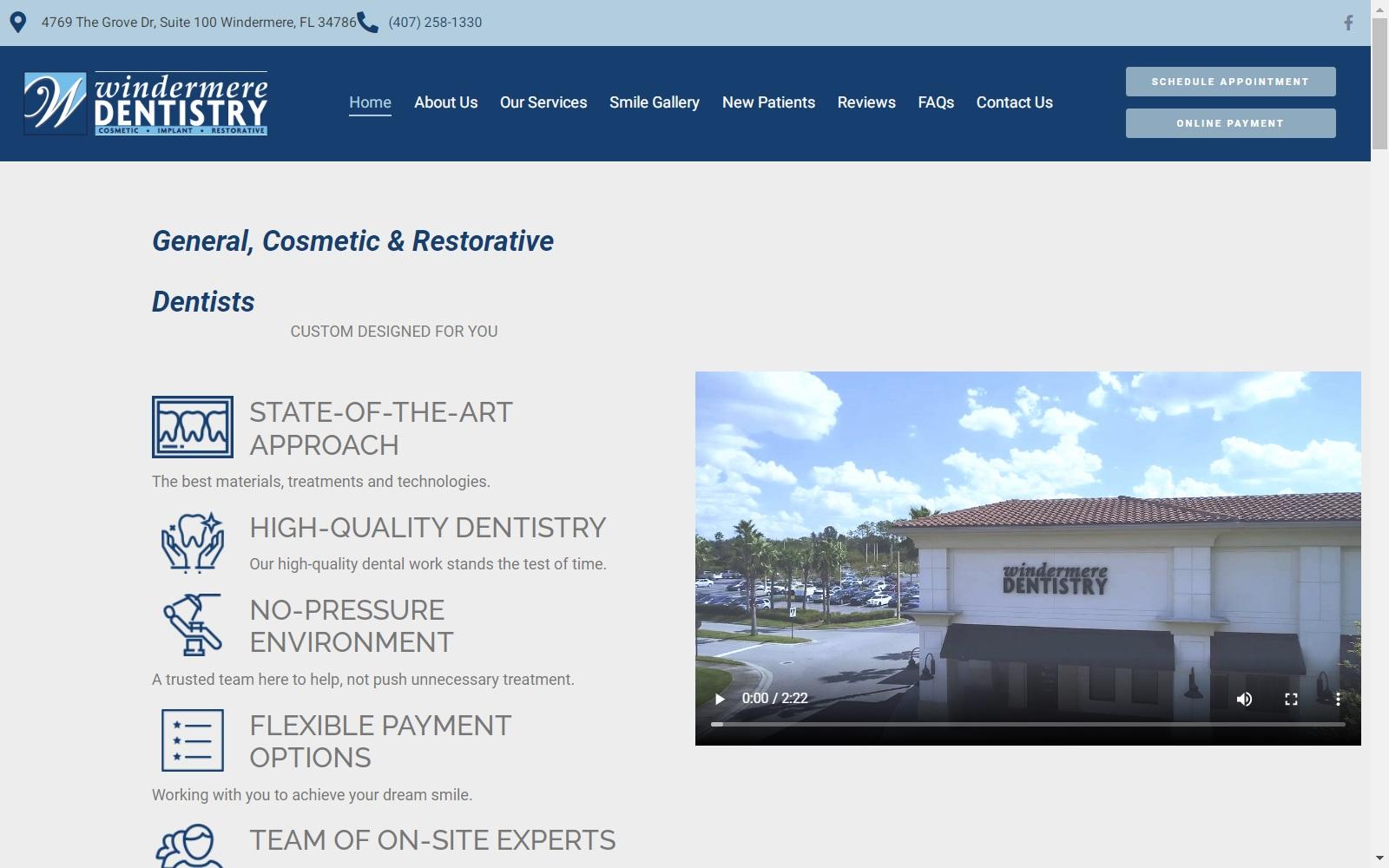 Windermere Dentistry screenshot