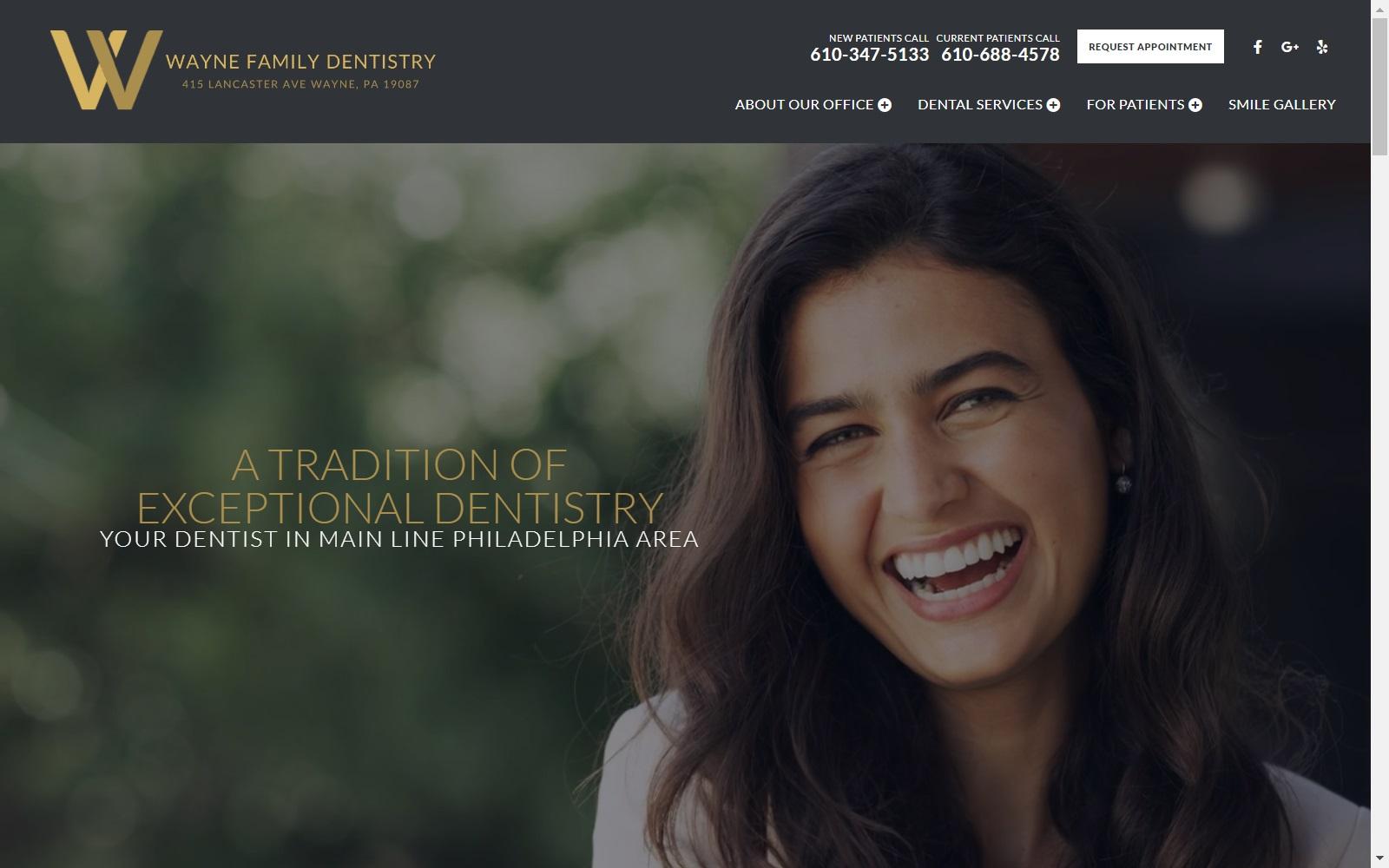 Wayne Family Dentistry screenshot