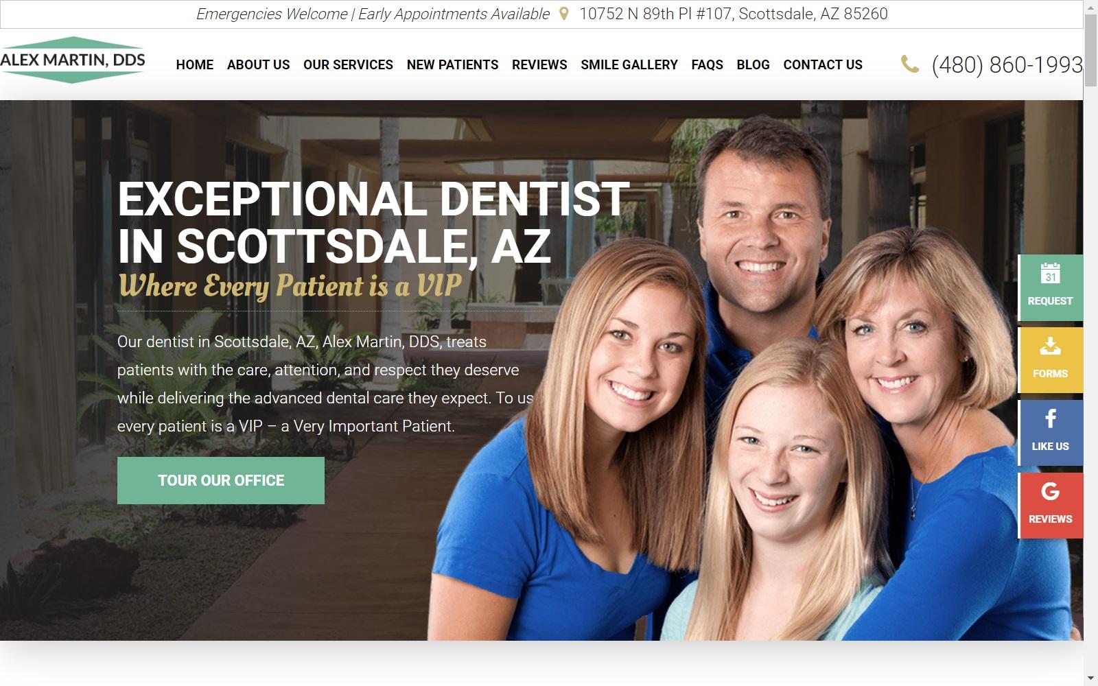 Alex Martin DDS screenshot