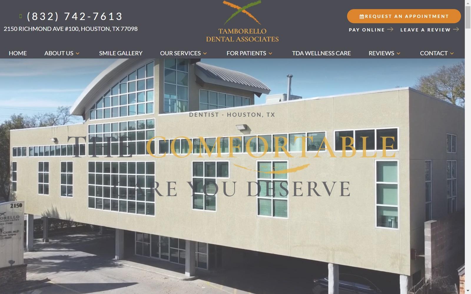 Tamborello Dental Associates screenshot