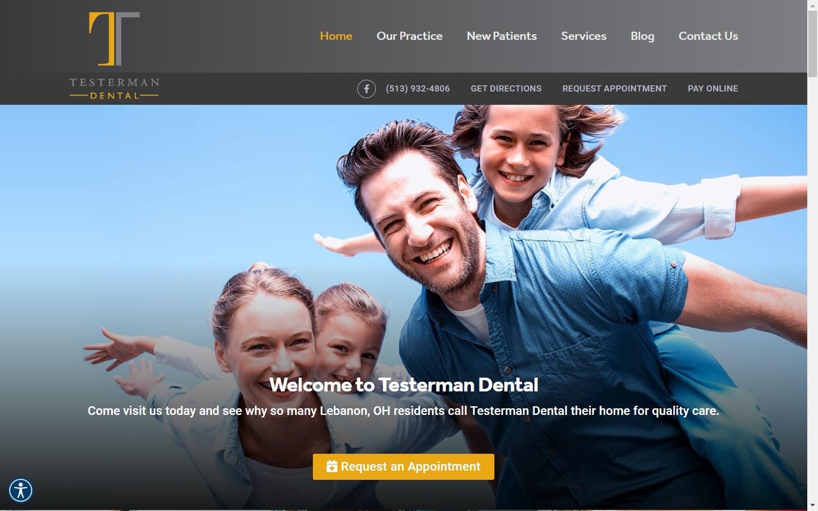 Testerman Dental screenshot
