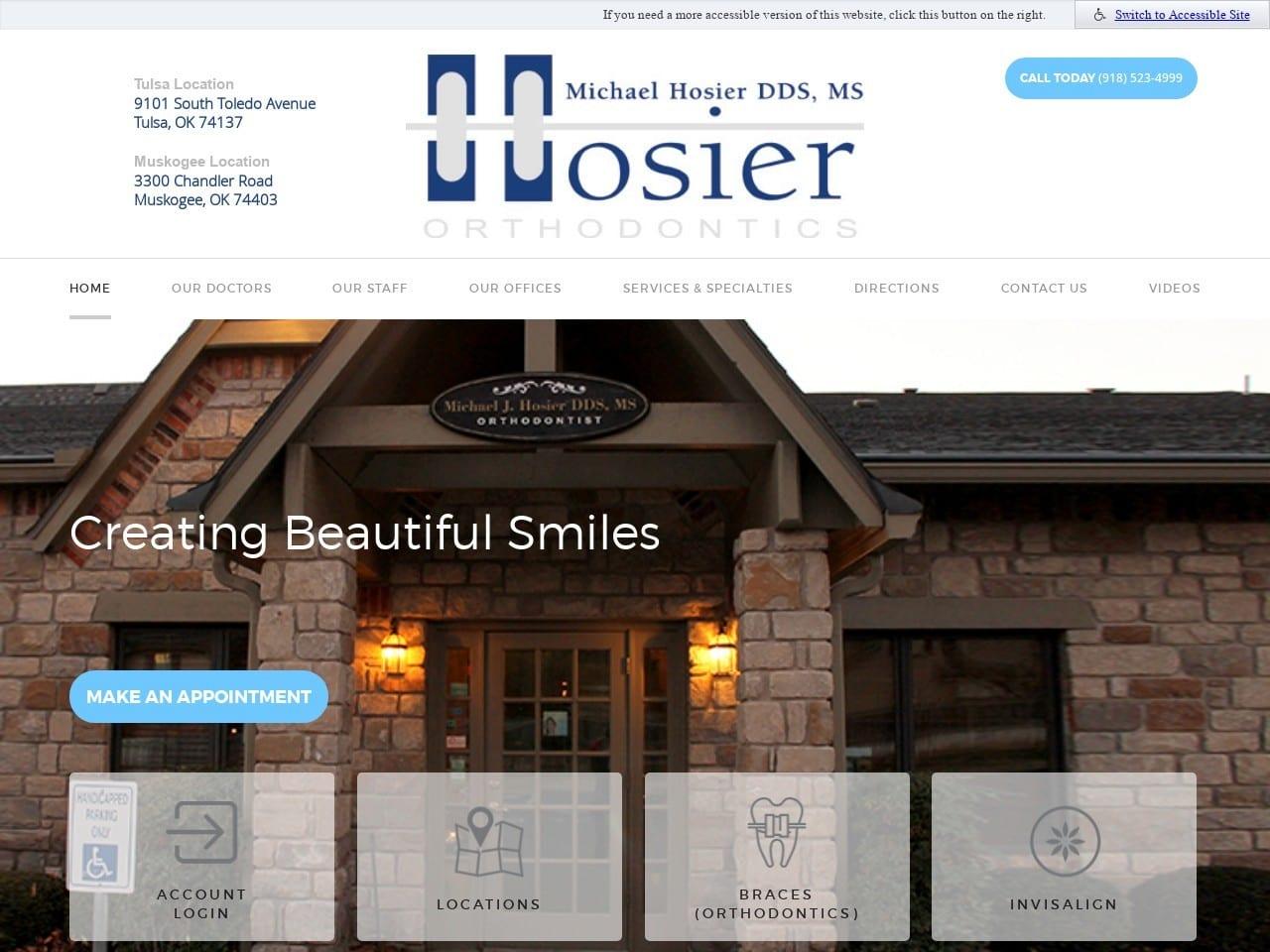 Hosier Orthodontics screenshot
