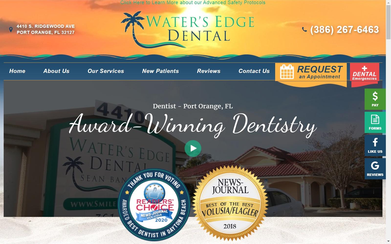 Water’s Edge Dental screenshot
