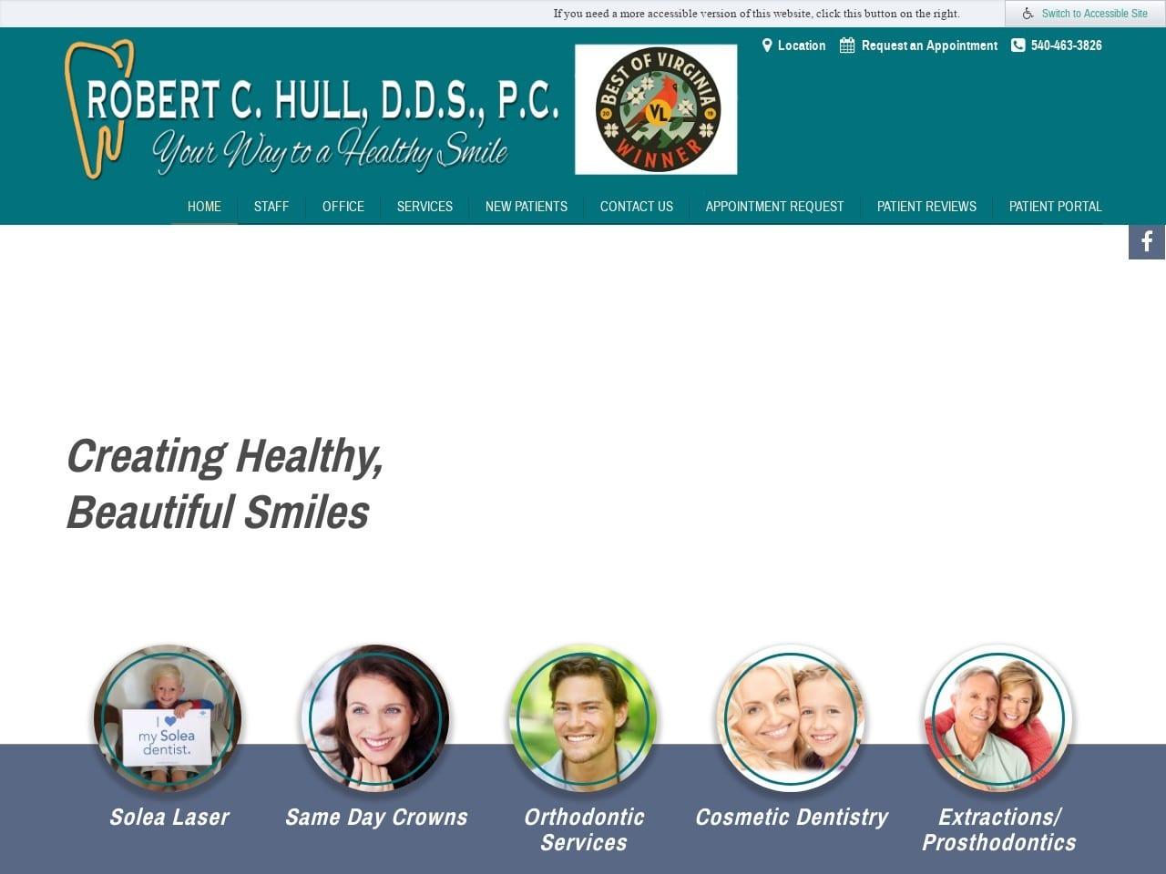 Robert C. Hull D.D.S. P.C. screenshot