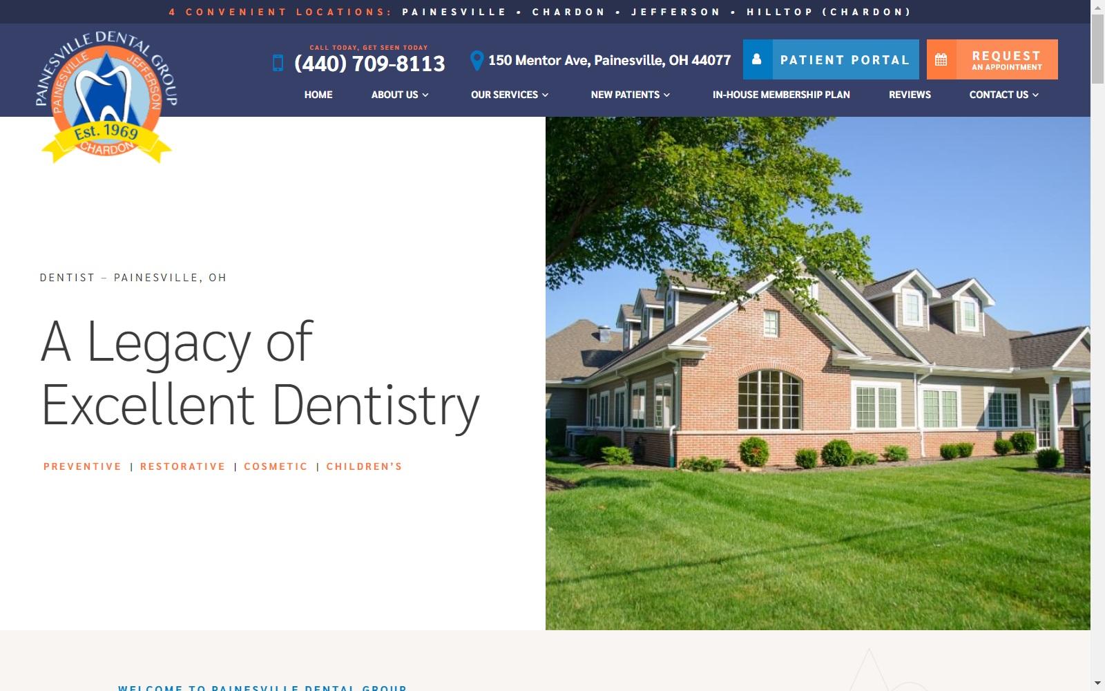 Painesville Dental Group screenshot