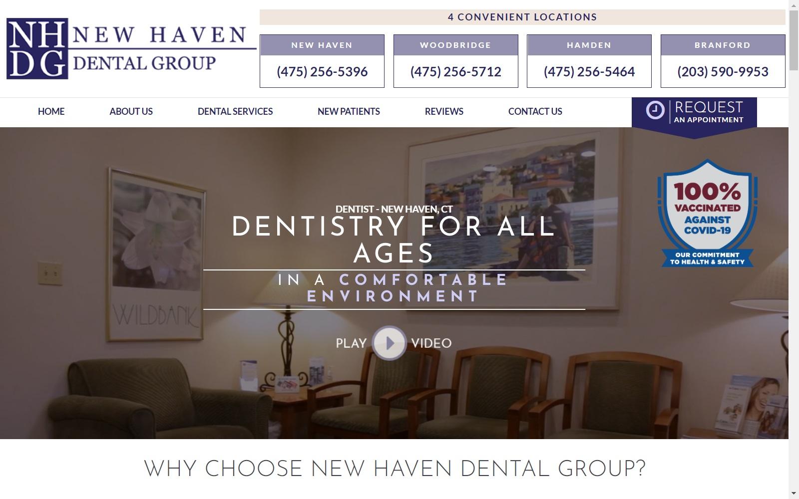 New Haven Dental Group screenshot