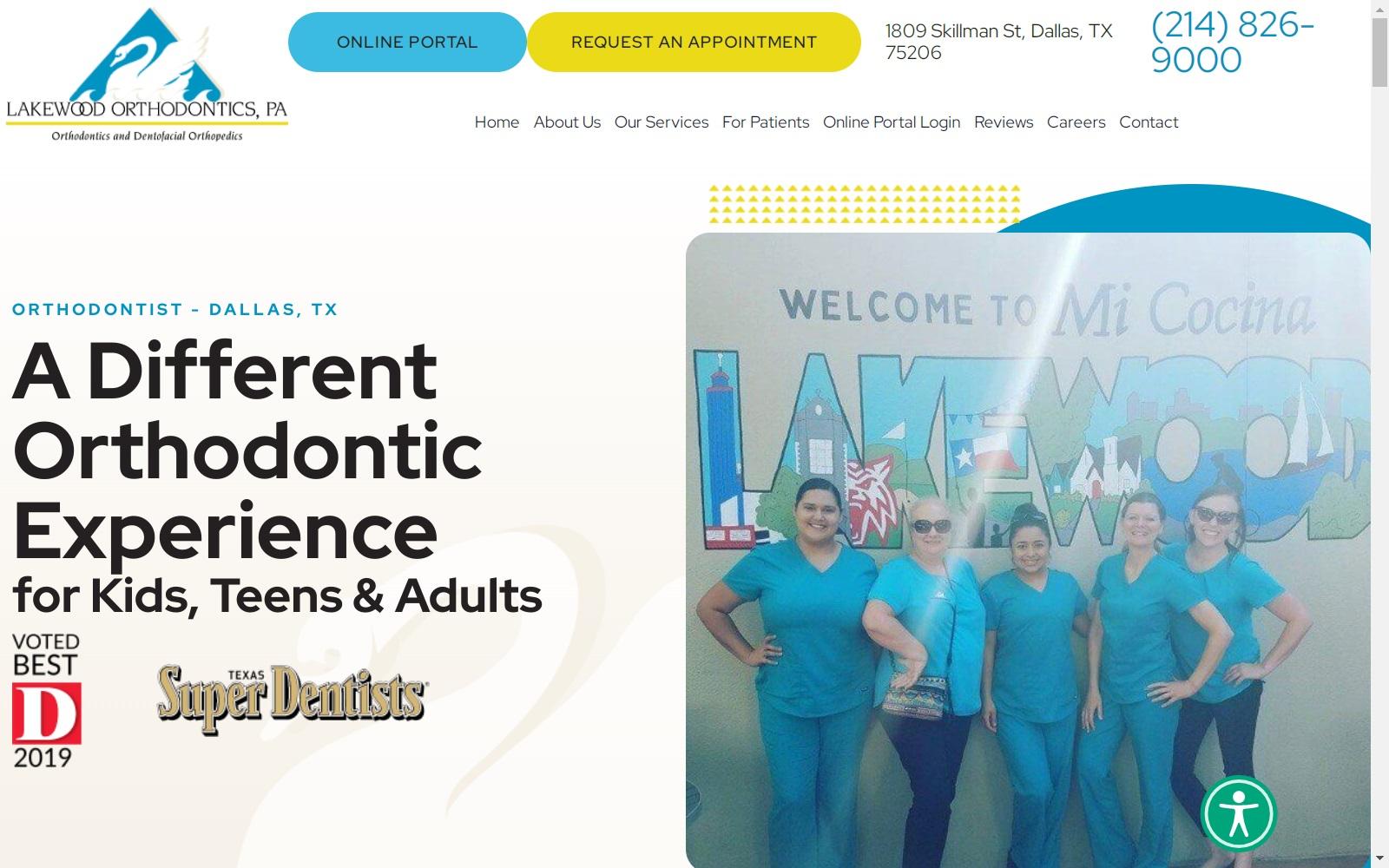 Lakewood Orthodontics screenshot
