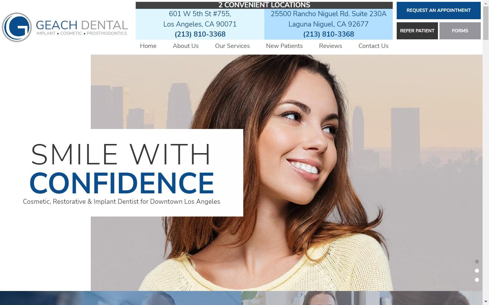 Geach Dental screenshot