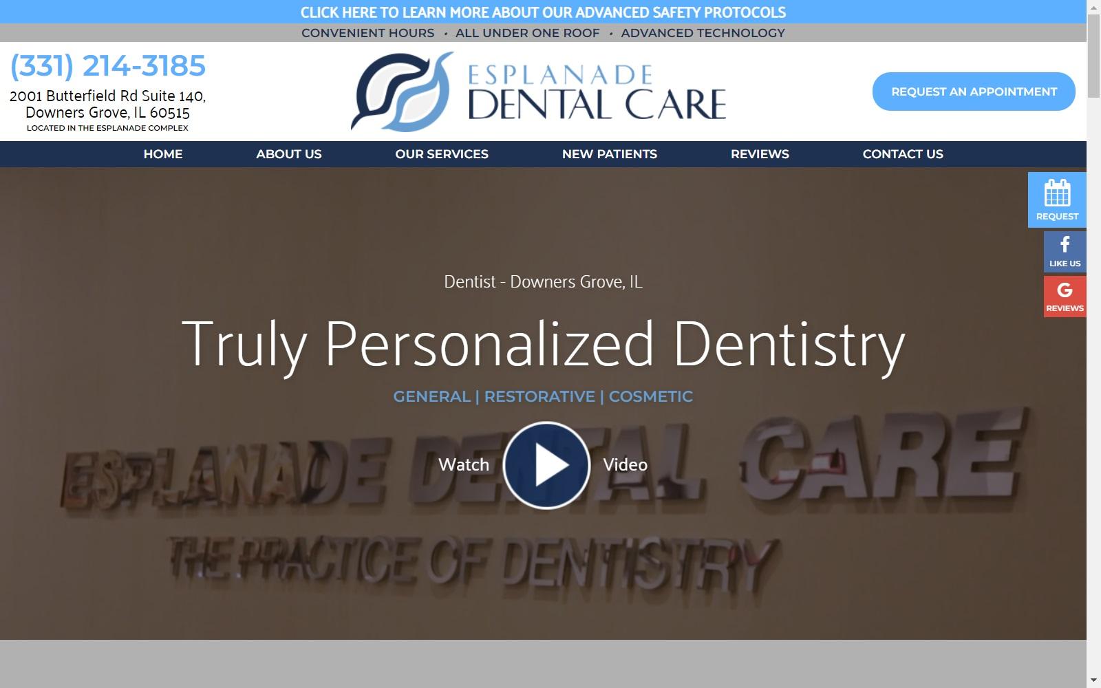 Esplanade Dental Care screenshot