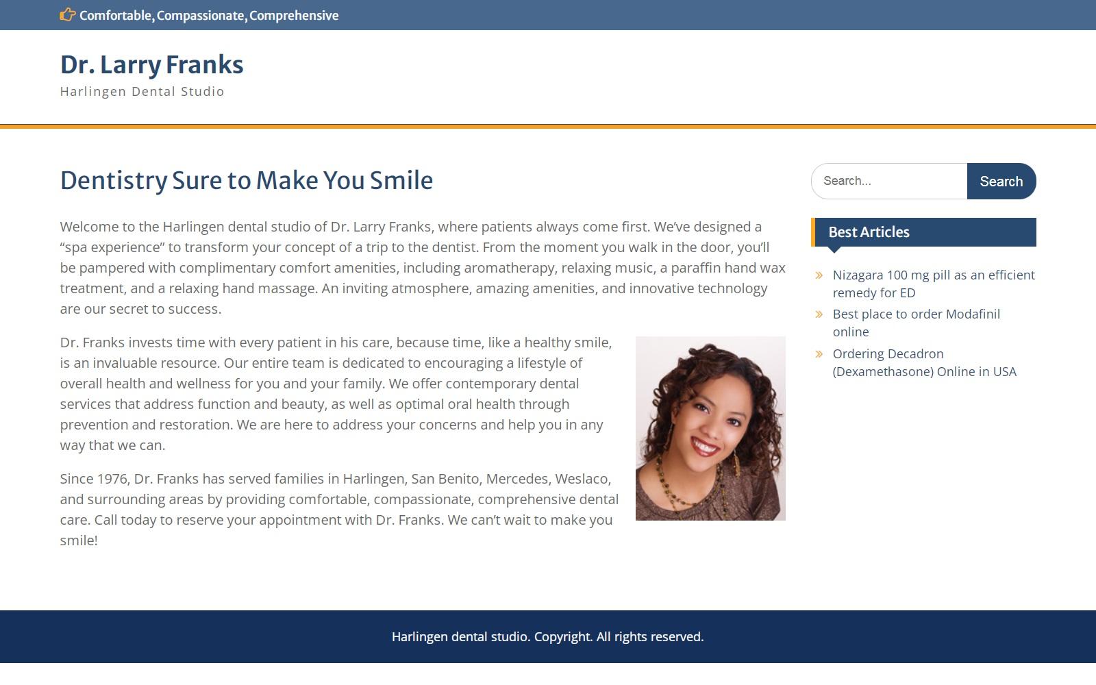 Dr. Larry Franks, DDS screenshot