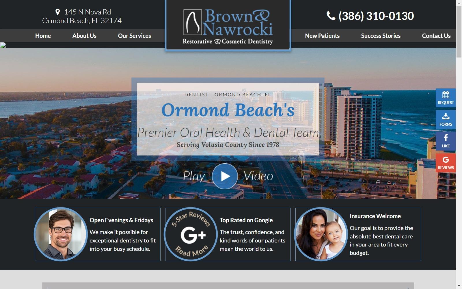 Brown & Nawrocki Restorative & Cosmetic Dentistry screenshot