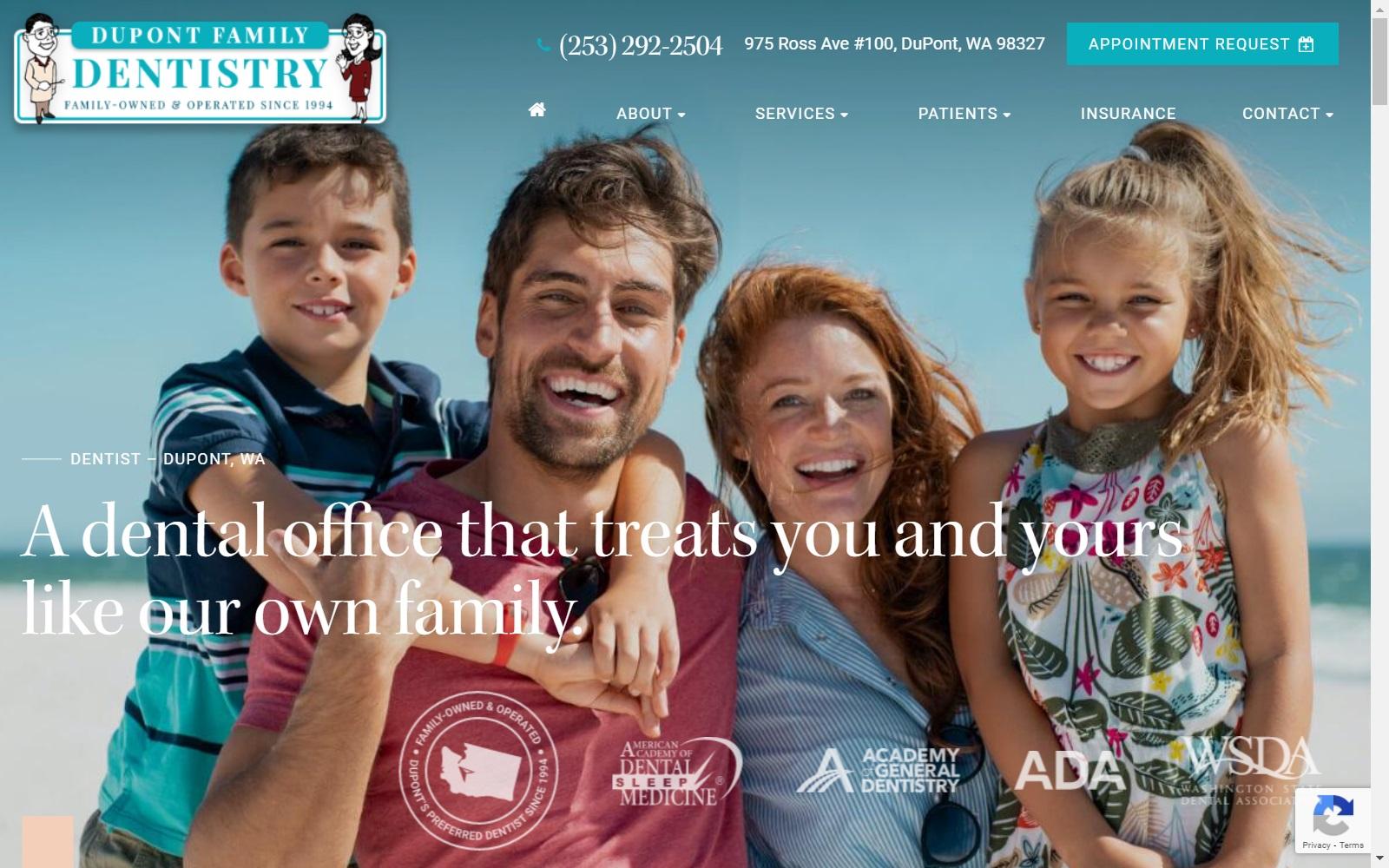 Dupont Family Dentistry screenshot