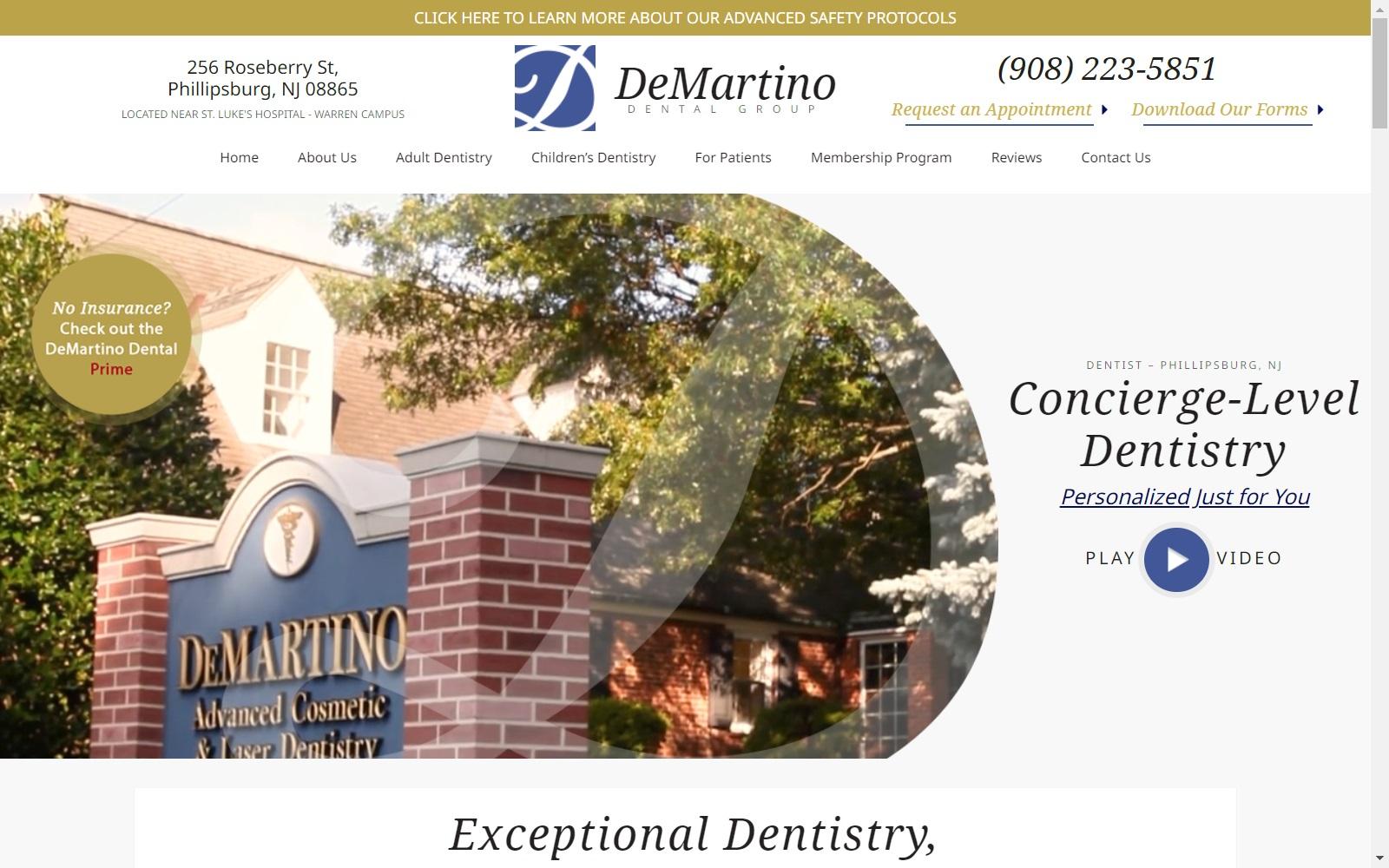 De Martino Dental Group PC screenshot