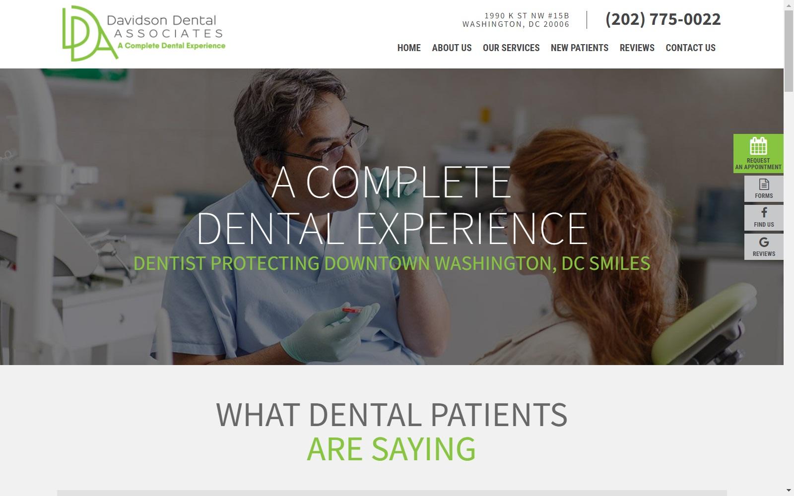 Davidson Dental Associates Pllc screenshot