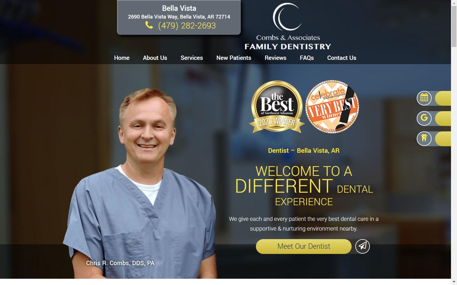 Combs & Associates Family Dentistry screenshot