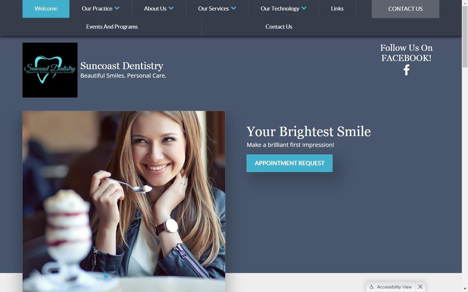 Suncoast Dentistry screenshot