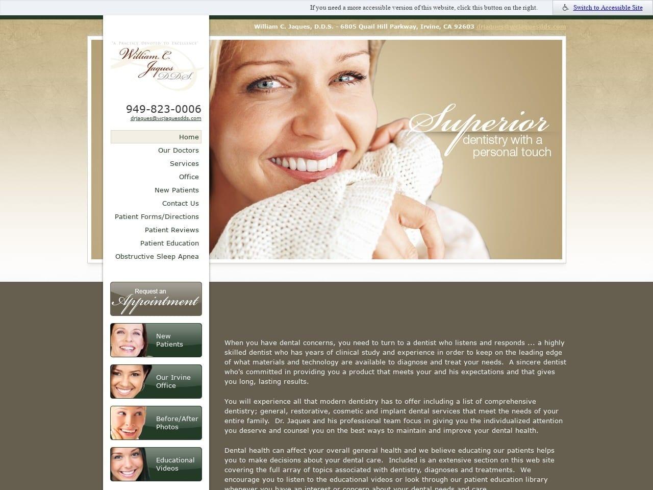 William C. Jaques DDS screenshot
