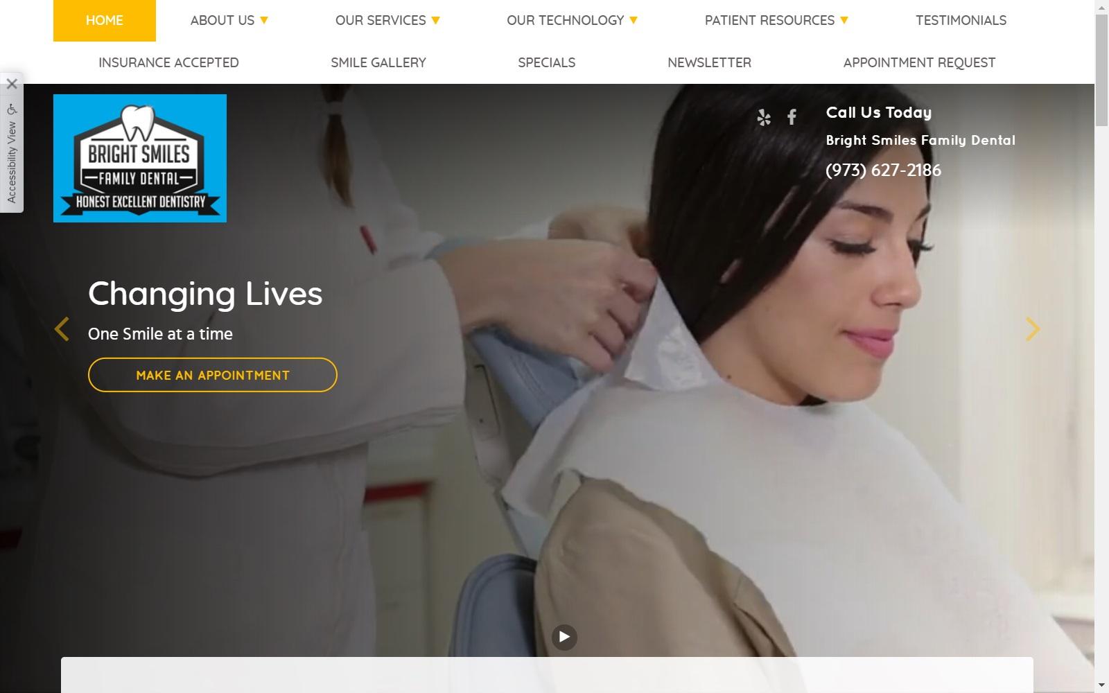 Bright Smiles Family Dental screenshot