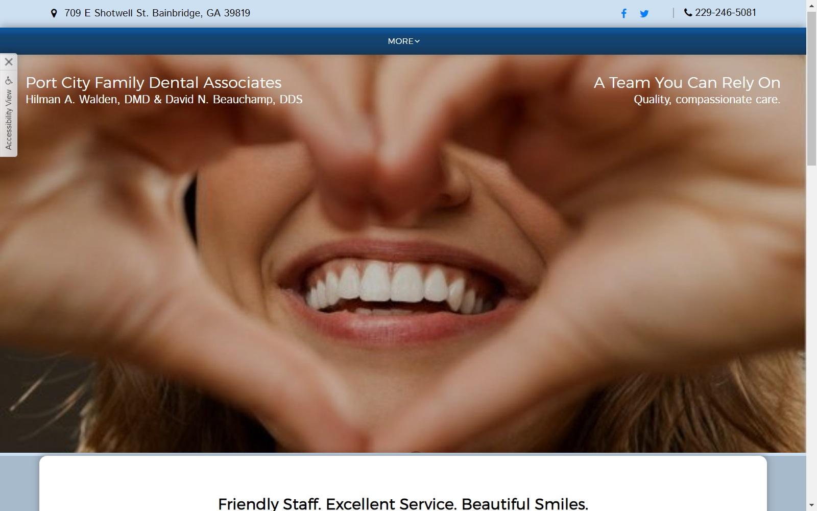 Port City Family Dental Associates screenshot