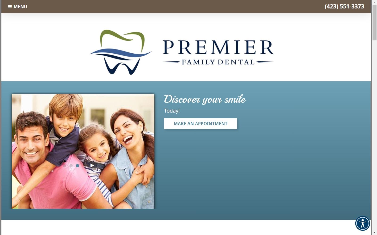 Premier Family Dental screenshot