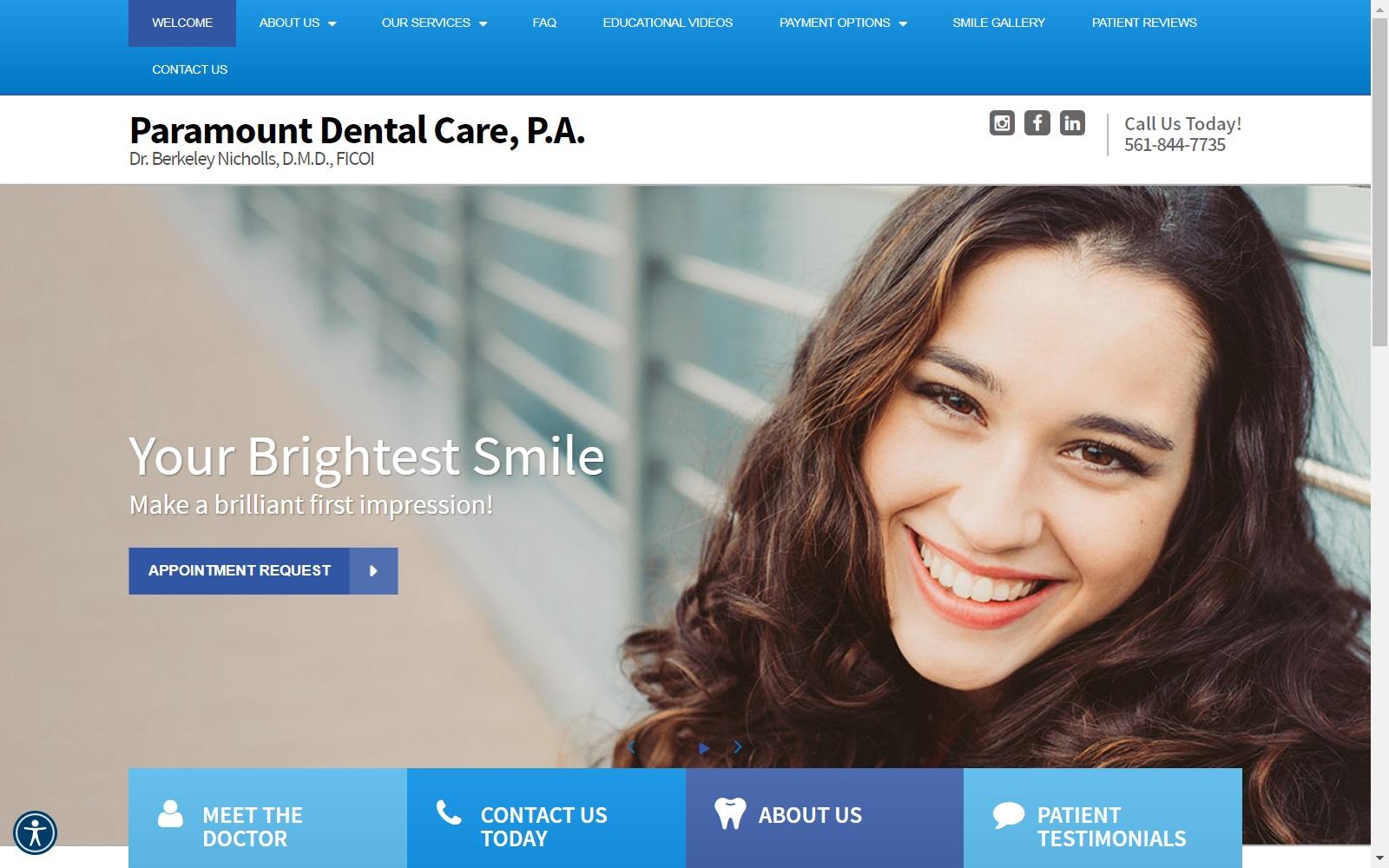Paramount Dental Care screenshot