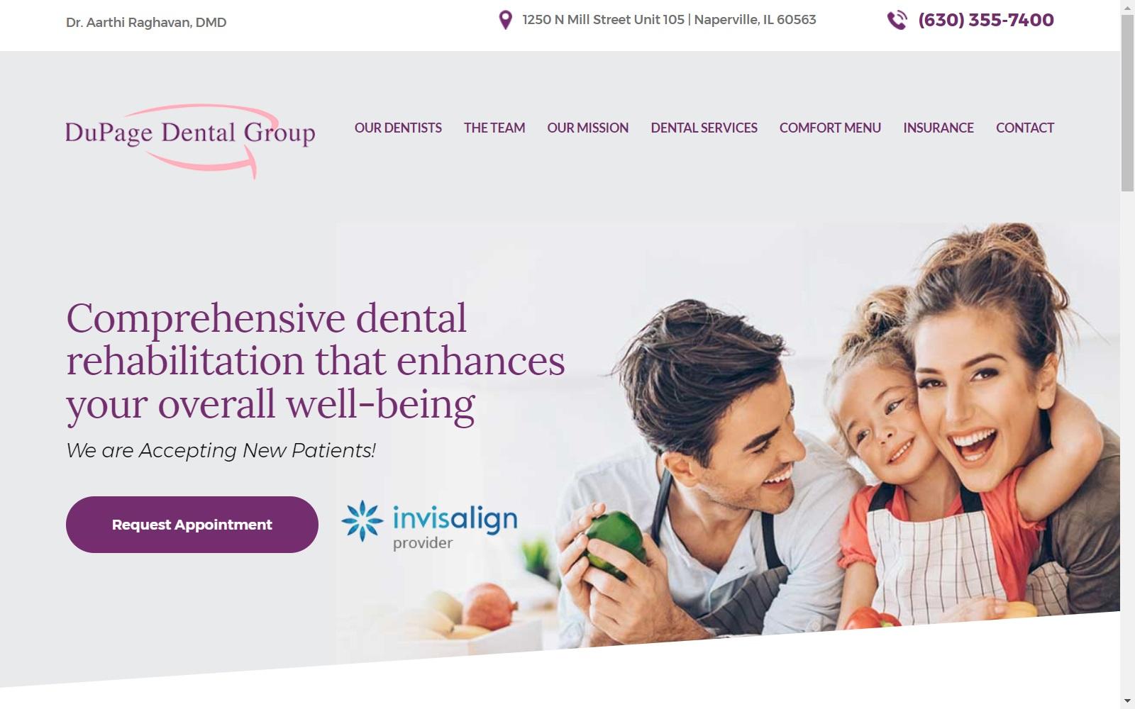 Dupage Dental Group screenshot