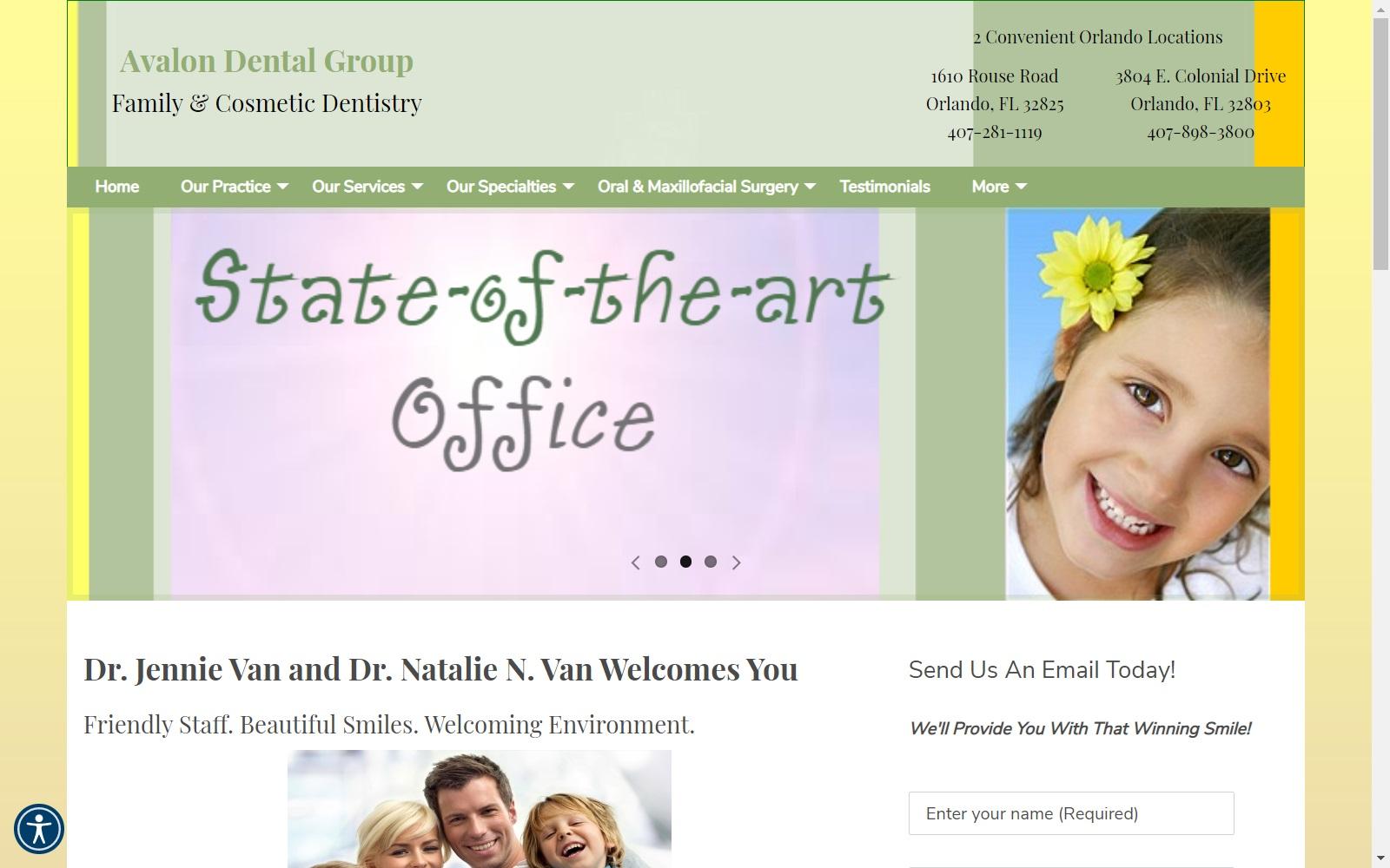 Avalon Dental Group screenshot