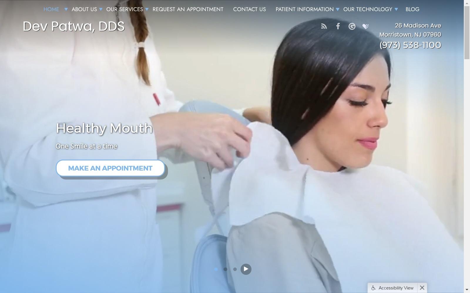 Dev Patwa, DDS LLC screenshot