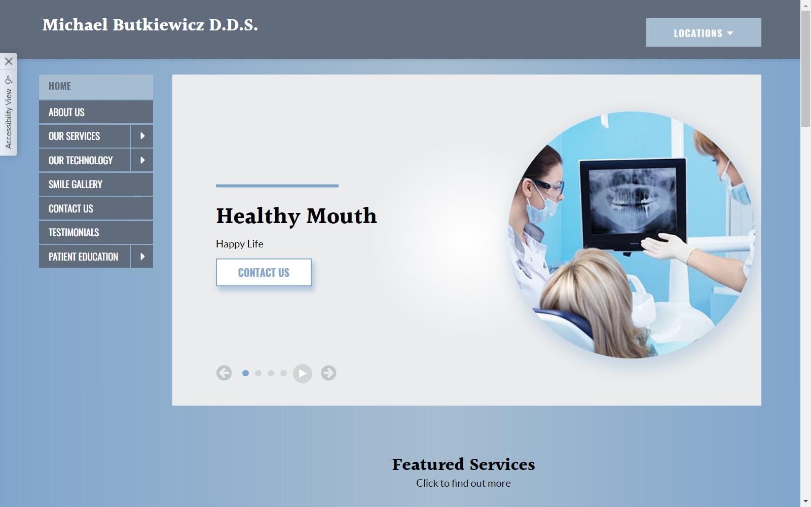 Michael Butkiewicz, DDS screenshot