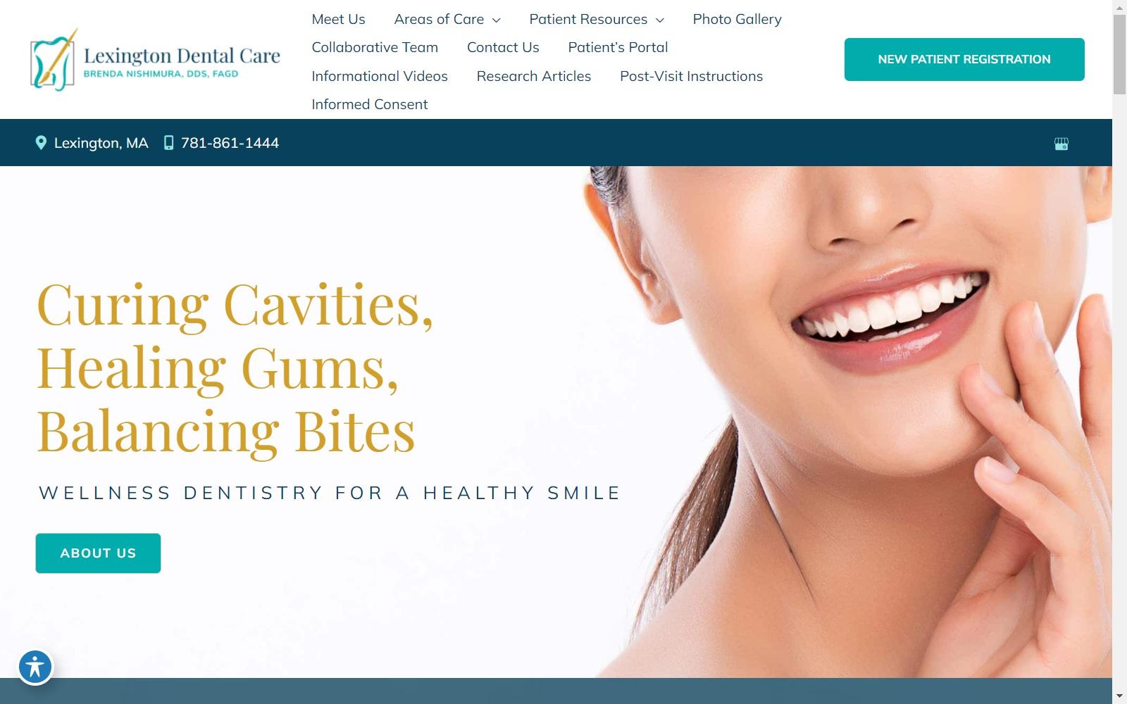 Dr. Brenda J. Nishimura DDS screenshot