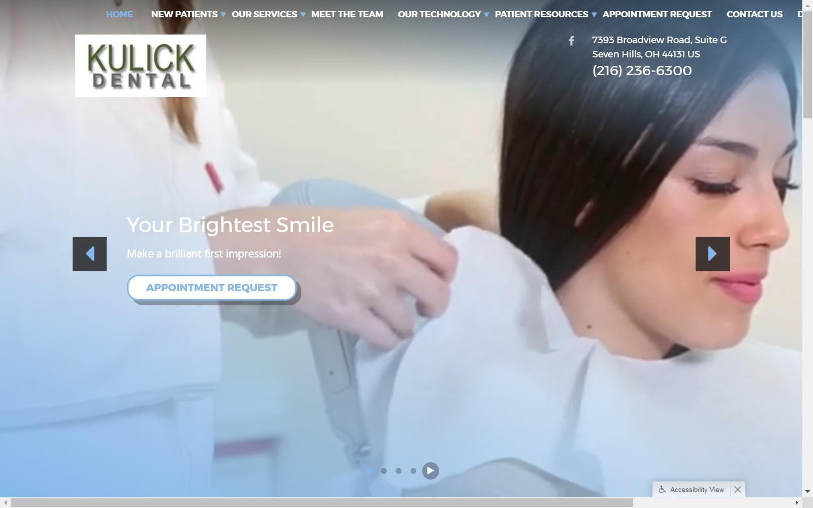 Dr. Lesya S. Kulick DDS screenshot