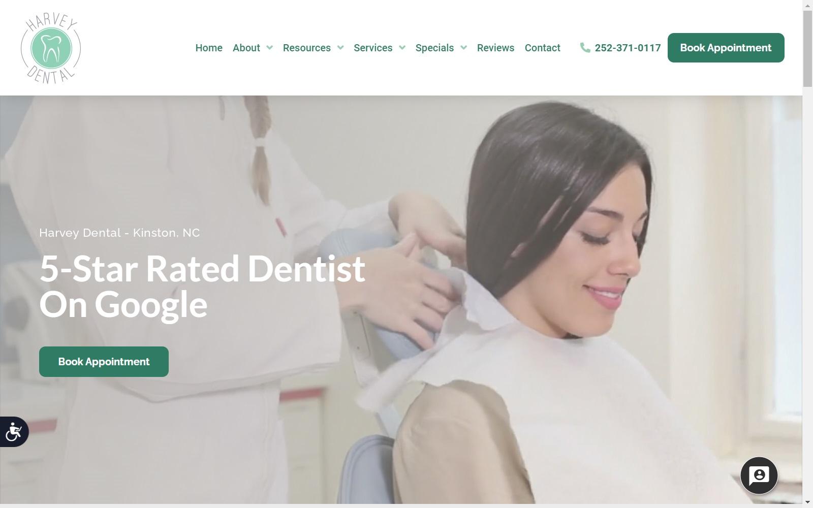 Harvey Dental screenshot