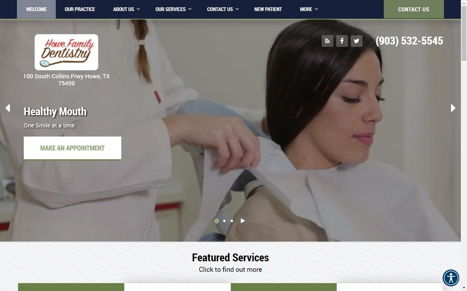 Howe Family Dentistry screenshot