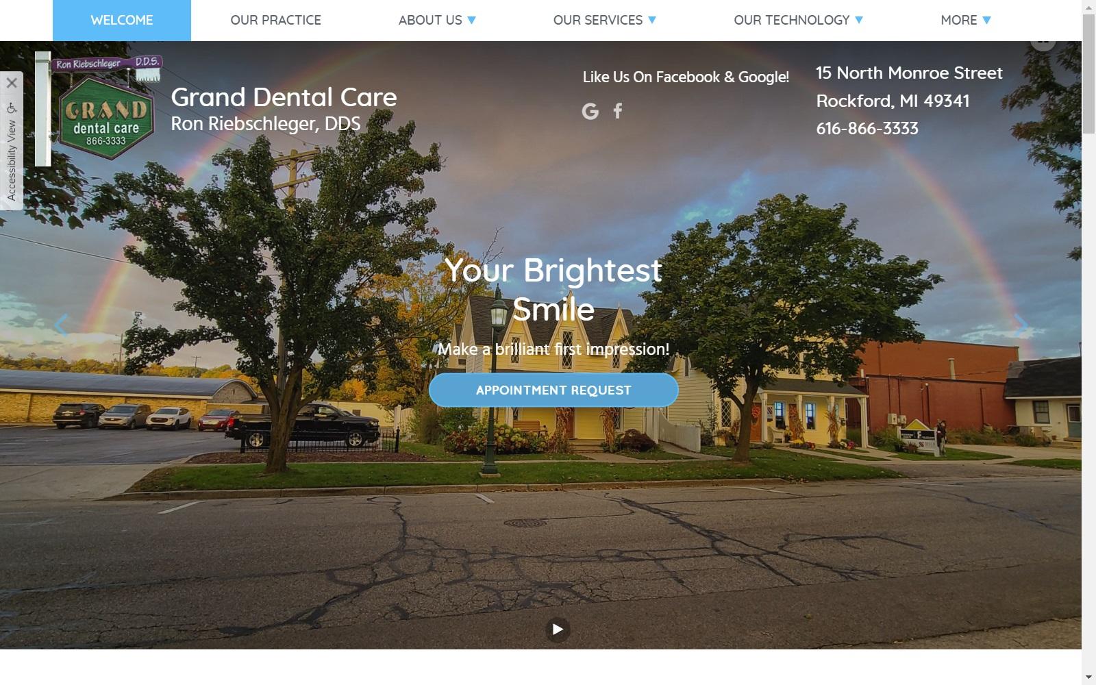 Dr. Ronald P. Riebschleger DDS screenshot