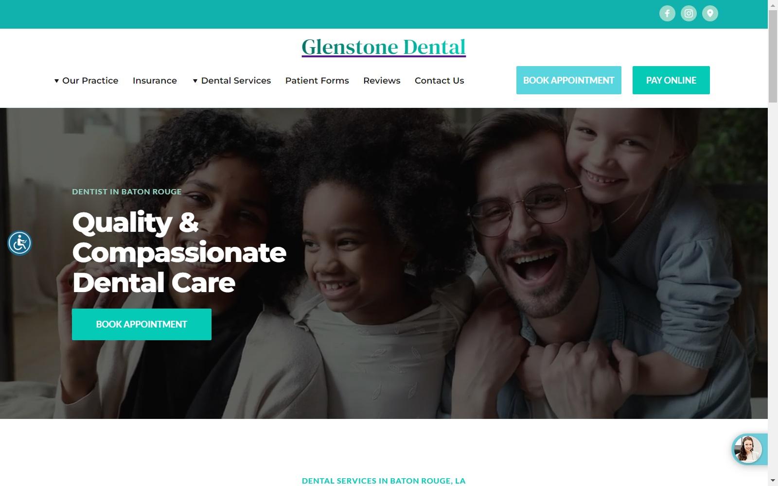 Glenstone Dental screenshot