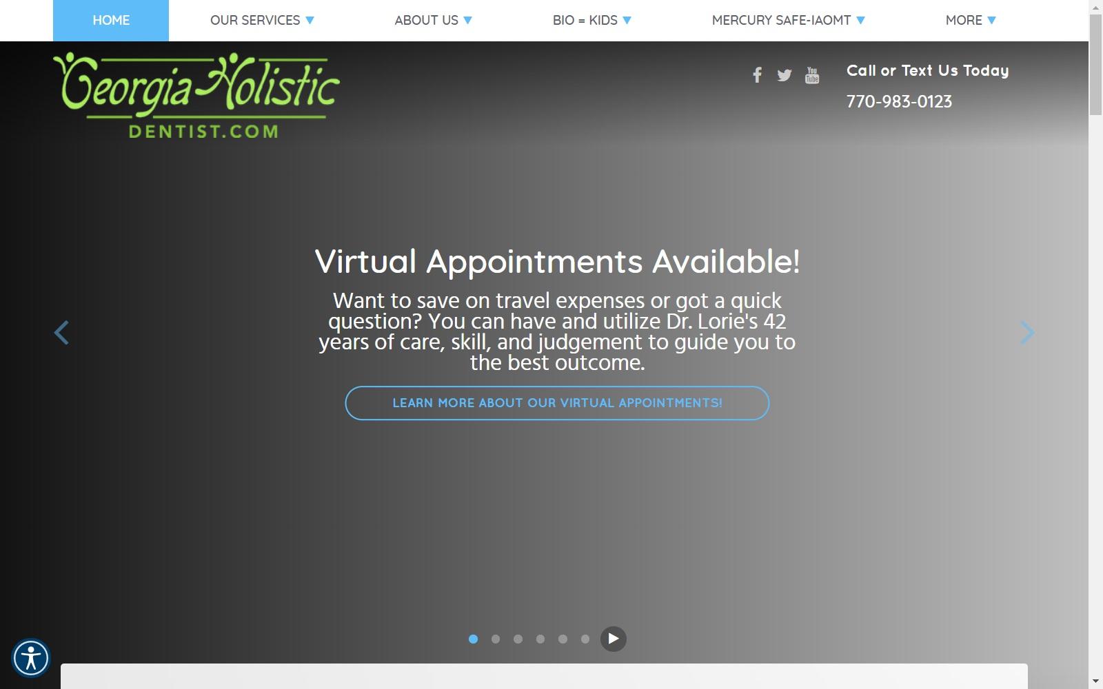 Georgia Holistic Dental screenshot
