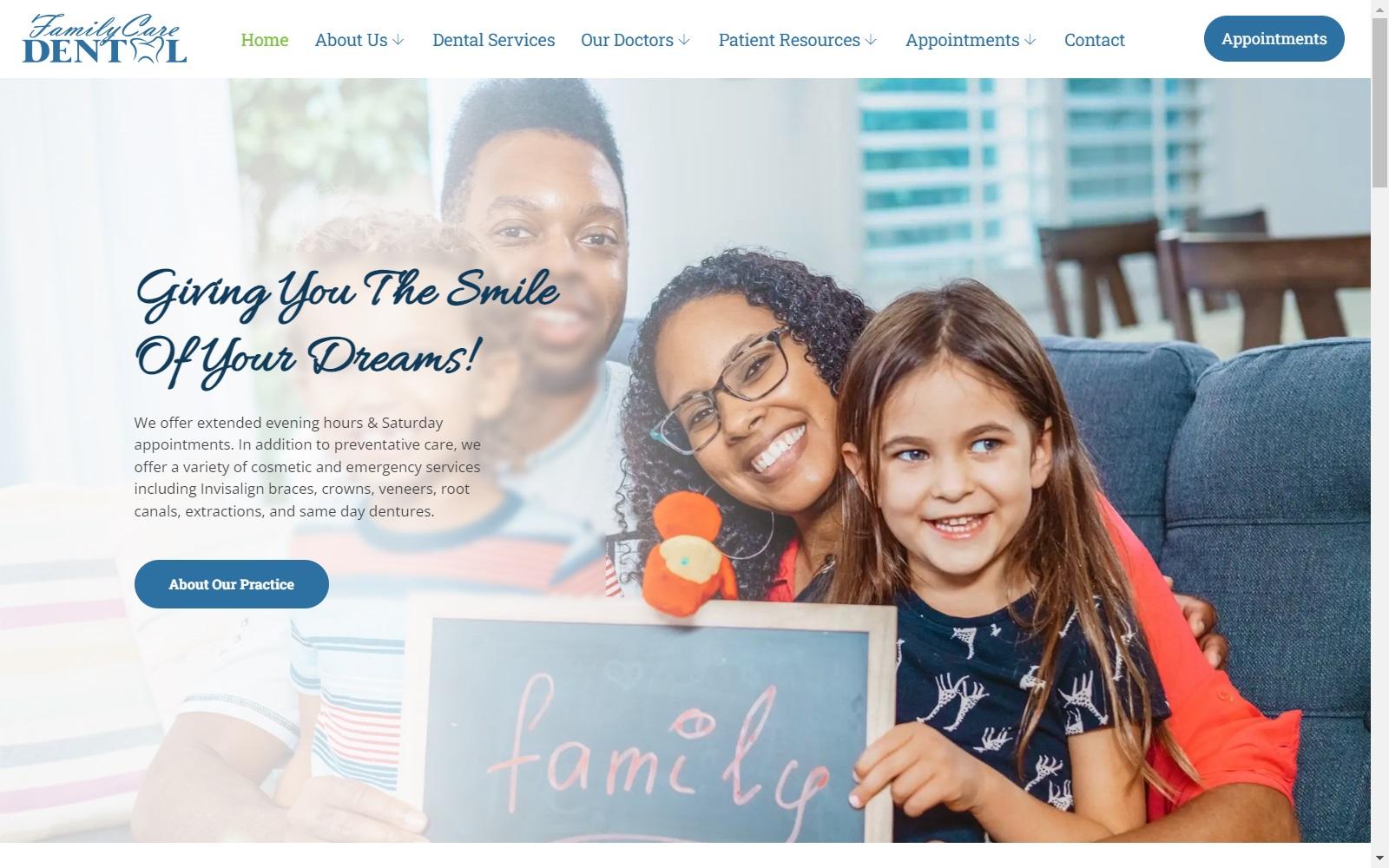 Family Care Dental screenshot